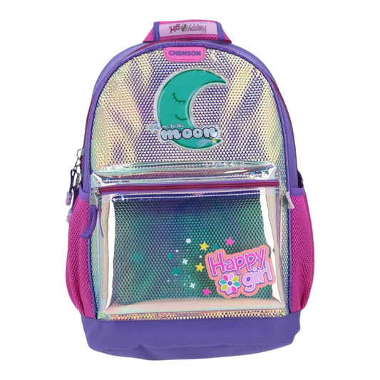 Mochila Grande The Moon Happy girl Iridiscente HG64554