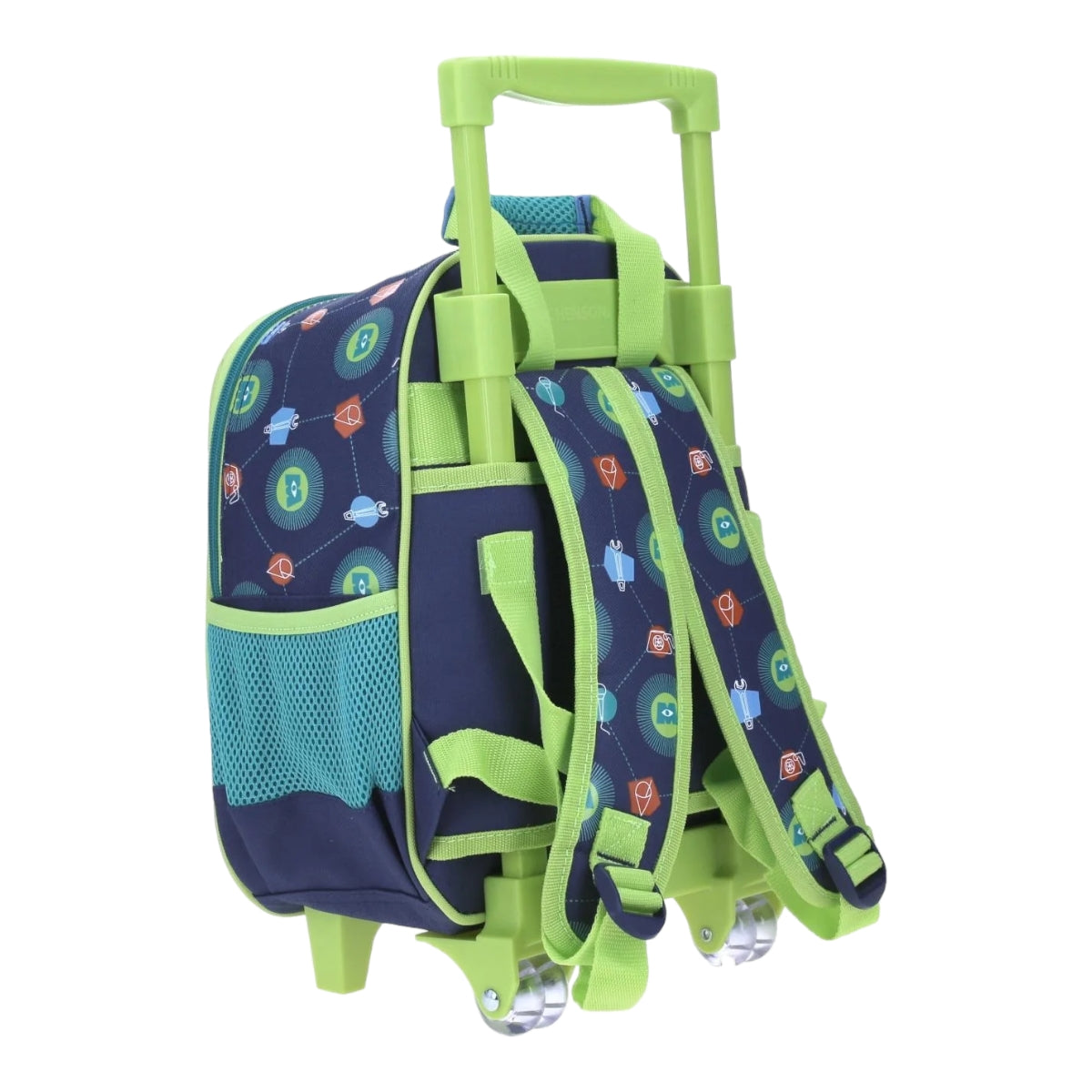 Mochila de Ruedas Azul Chenson Monster Work Kinder MW65806