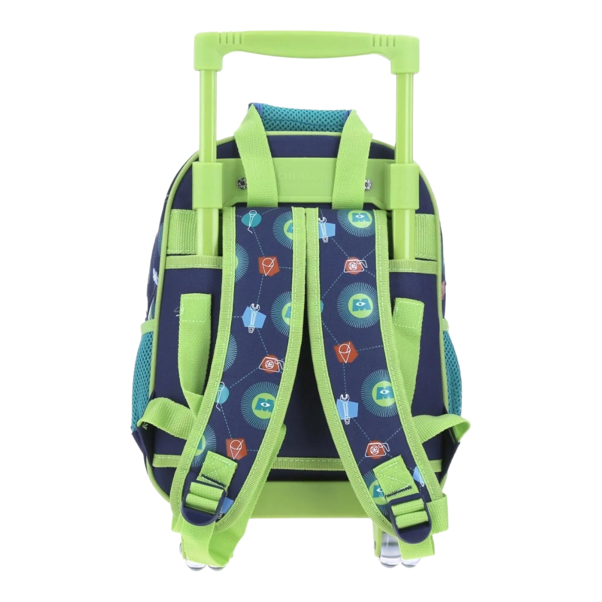 Mochila de Ruedas Azul Chenson Monster Work Kinder MW65806